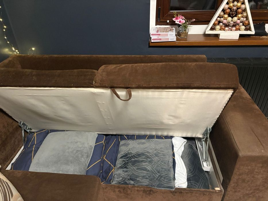 Narożnik z funkcją spania