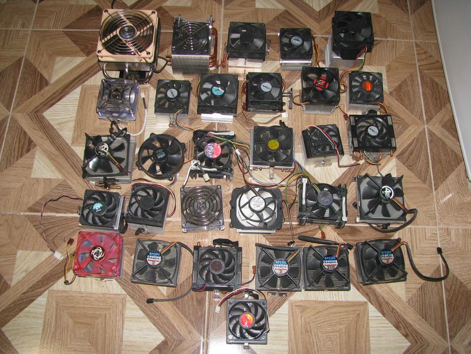 Кулер вентилятор (30 штук) система охолодження, комп"ютери