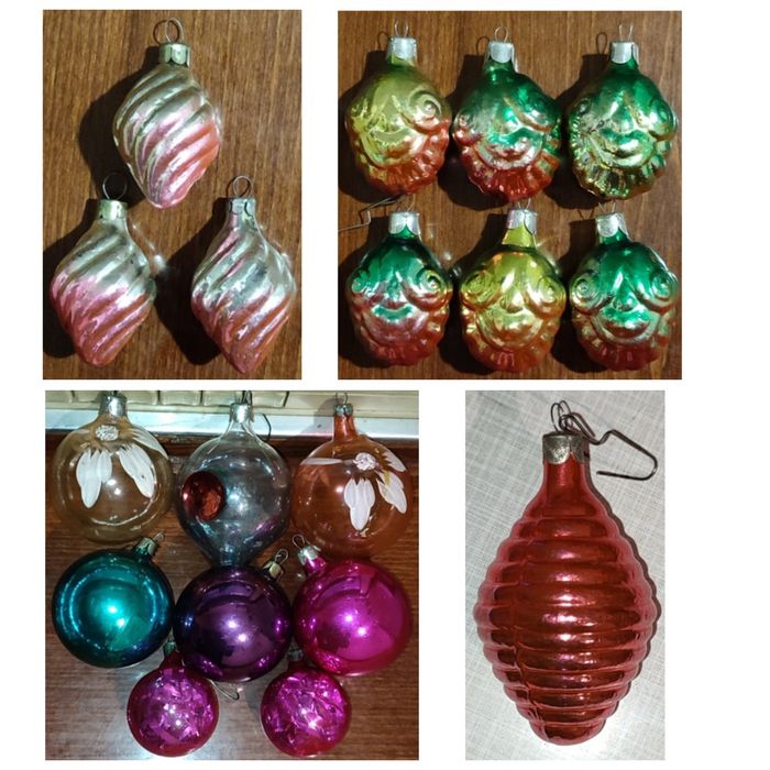 Новорічні ялинкові іграшки СРСР