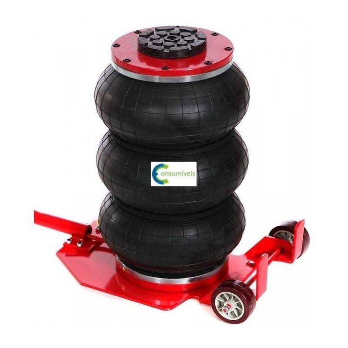 Elevador (Macaco) Pneumático inflável triplo de 3 toneladas resistente