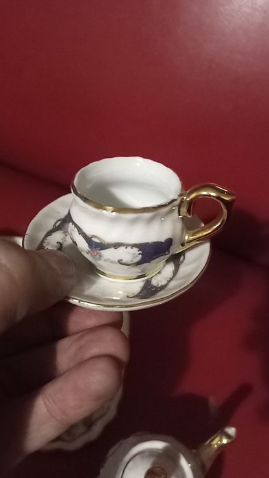Porcelana conjunto de chá decorativo muito bonito da Sporvil