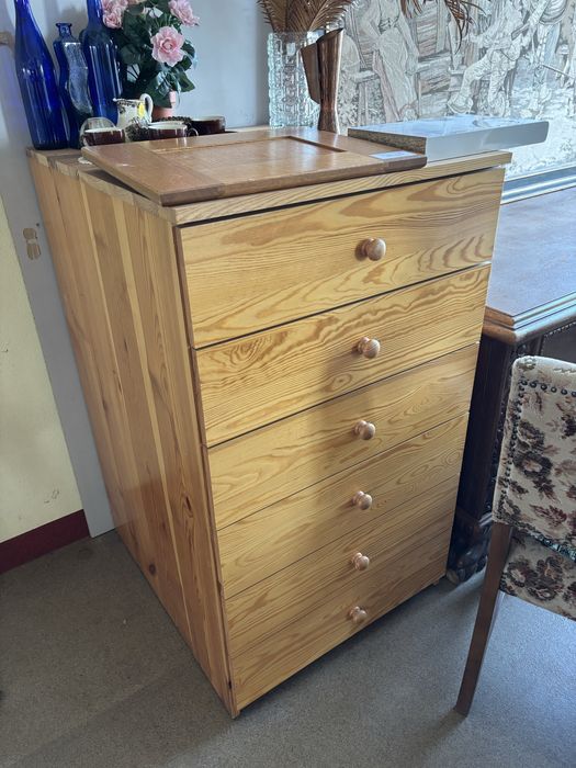 Komoda sosnowa 2szt naturalna i bejcowana