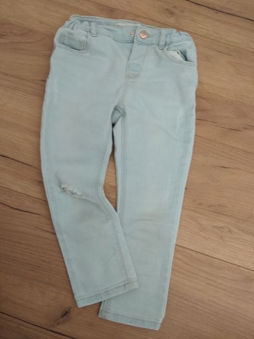 Spodnie jeansowe dla dziewczynki Zara 98