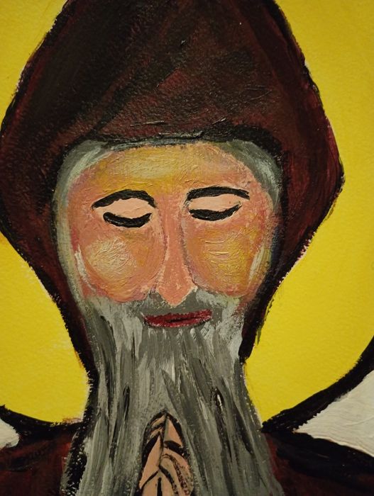 Obraz Święty Charbel. Akryl