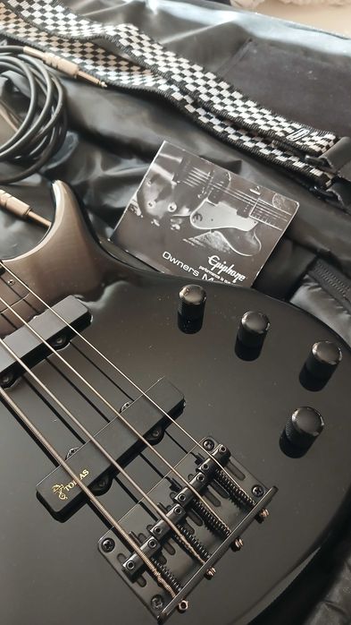 TROCA/ Baixo Epiphone Toby Deluxe IV