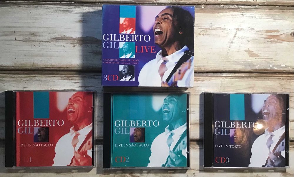 Gilberto Gil - Live - 3 CDs + Box