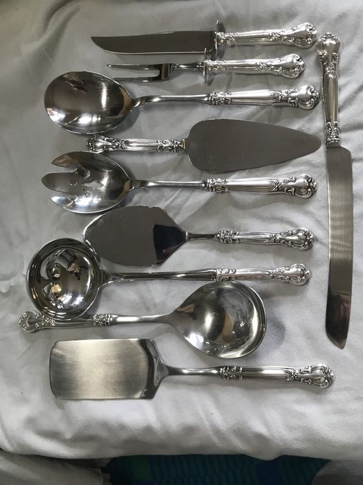 Столовое серебро (925) GORHAM  набор на 6 персон  67 предметов