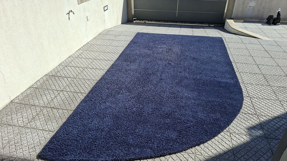 Carpete sala azul