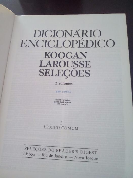 Dicionários enciclopédicos Koogan-Larousse-Selecções