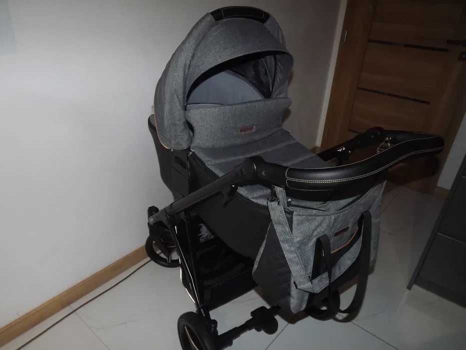 Bebetto flavio 3w1 Super stan Szary Fotelik Cybex Super amortyzacja