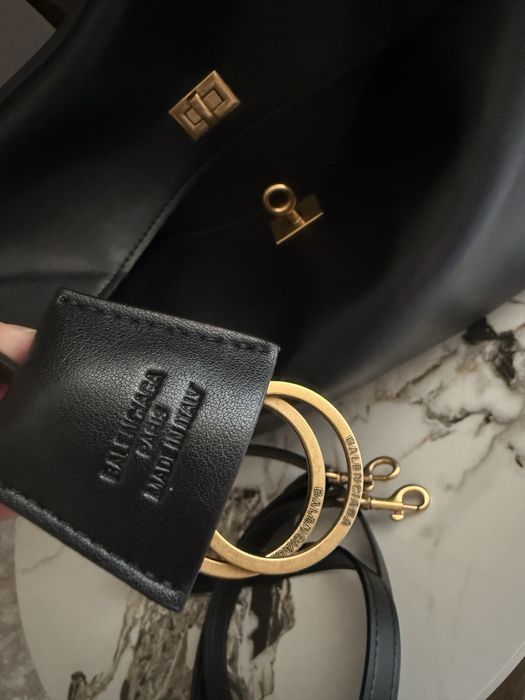 Шкіряна сумка чорна