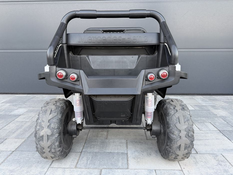 Auto Na Akumulator dla dziecka Mercedes Unimog Biały