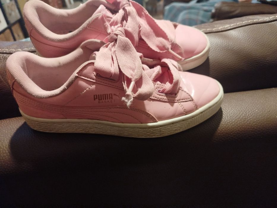 Sapatilhas rosa All Star e Puma