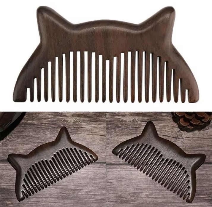 Гребінець деревʼяний расческа вушка