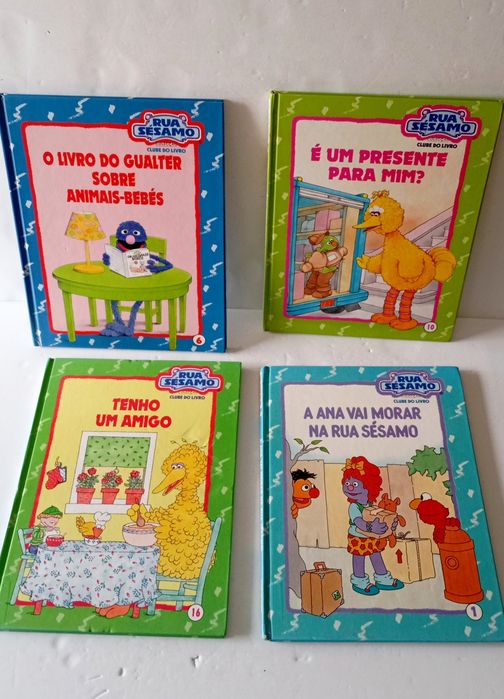 Livros da Coleção da Rua Sésamo (mais nas restantes fotografias)