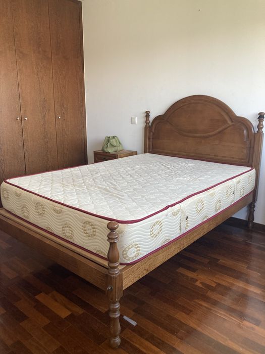 Colchao + Cama com cabeceira