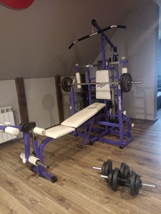 Atlas Kettler w zestawie z hantlami
