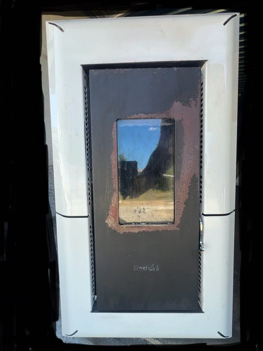 Salamandra ar quente a peletes