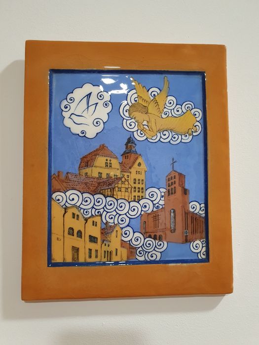 Ceramiczna dekoracja ścienna/obraz