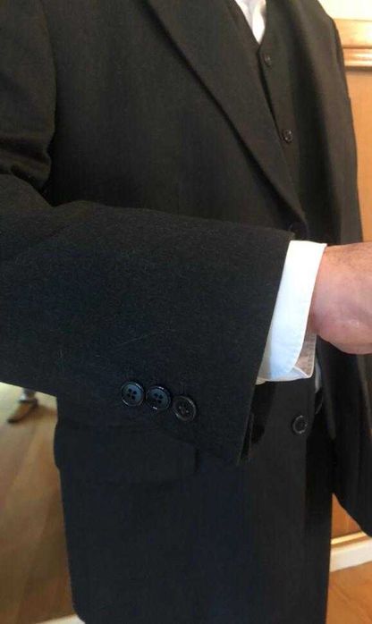 Fato de Cerimónia Preto com Colete, Inverno, T54