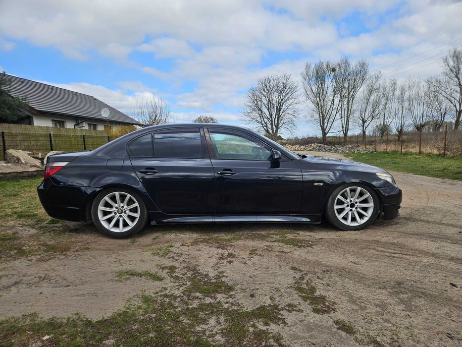 Bmw e60 m-pakiet 535d 272km carbonschwarz xenon szyber kluczyk CZESCI