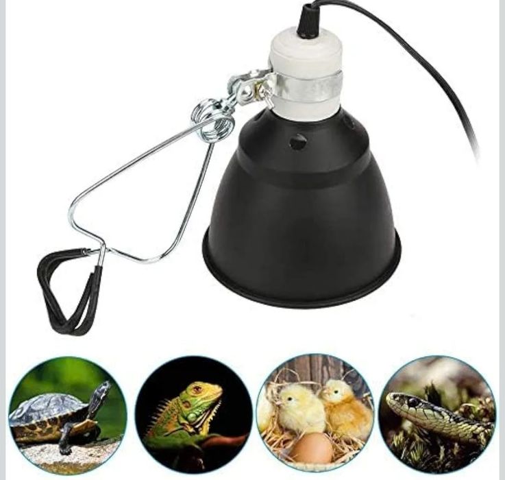 Lampa grzewcza do terrarium E27 POFET – do gadów, żółwi i jaszczurek