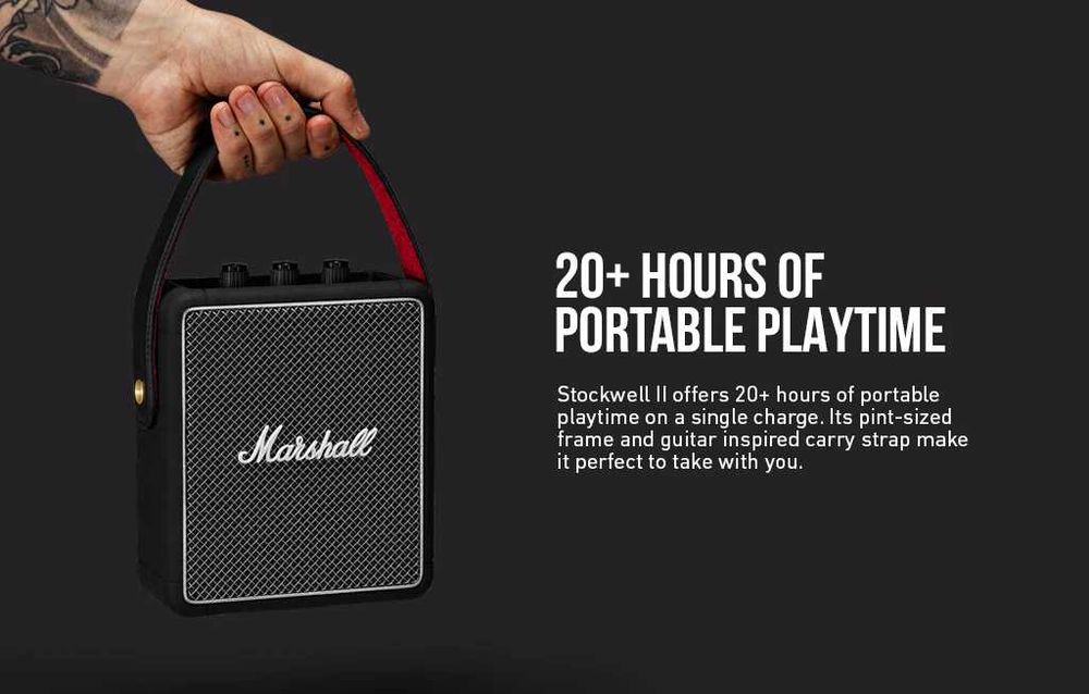 Портативная колонка Marshall Stockwell 2 (Маршал Стоквелл, Emberton)
