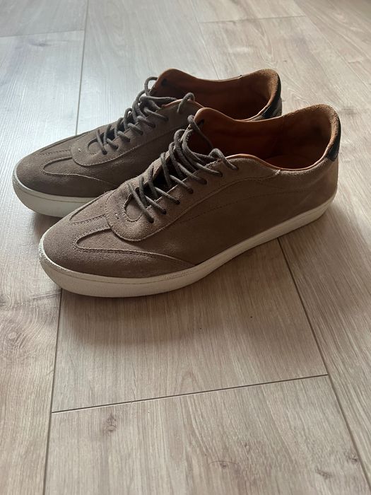 Кеди з натуральної замші