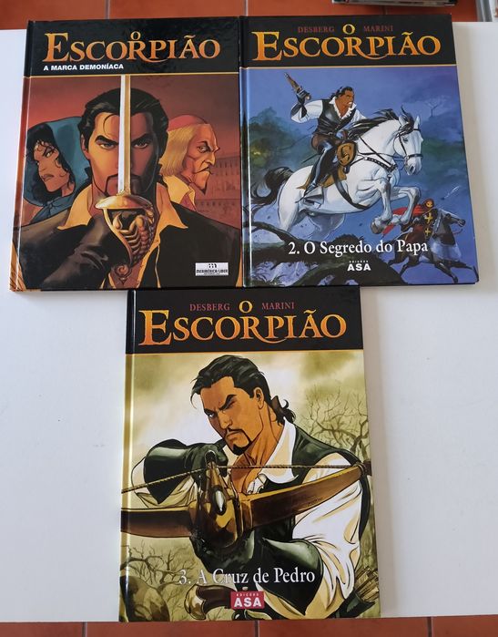19 Livros Escorpião, O Mercenário, Lester Cockney, Os Passageiros do V