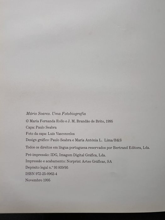Mário Soares – Uma Fotobiografia (1995)
