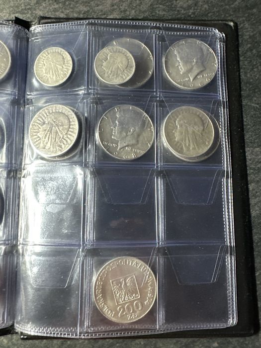 Набір срібних монет рсфср , ссср , 3рейх , польща та америка