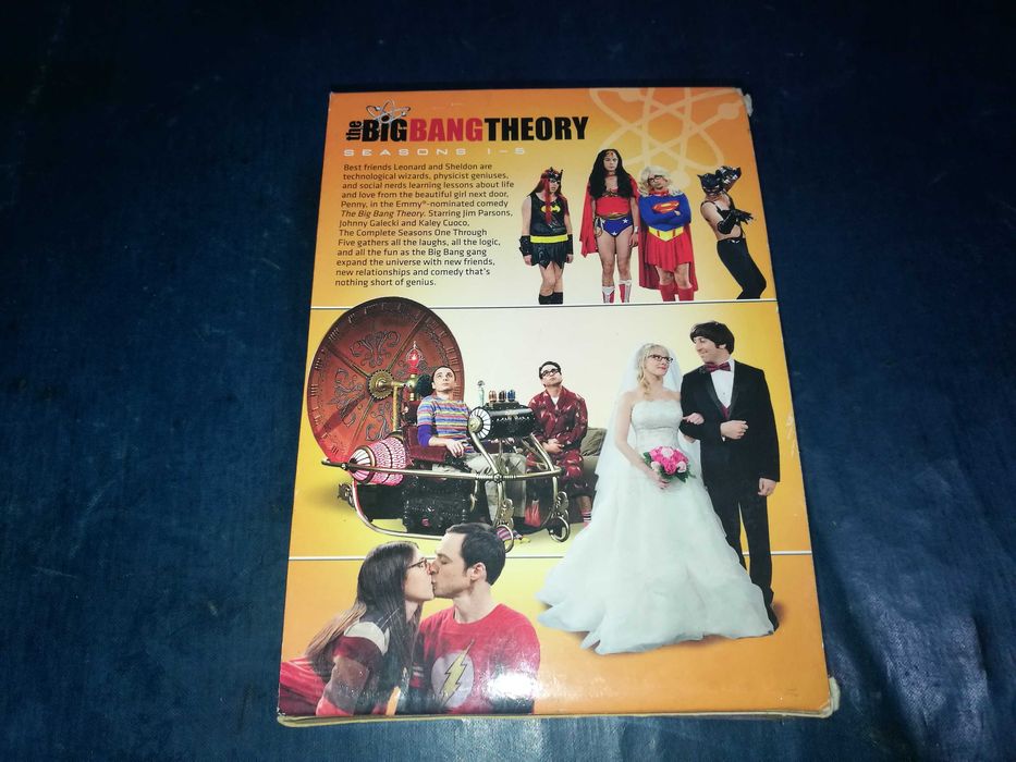 THE BIG BANG THEORY - SEASON 1-2-3-4-5 DVD (LEGENDAGEM EM iNGLÊS)