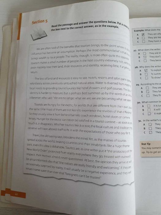 English PTE Pearson Test of English Student's Book тест НМТ