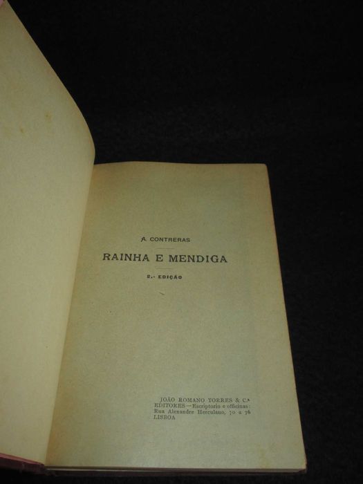 Livro Rainha e Mendiga Antonio Contreras 2 Volumes