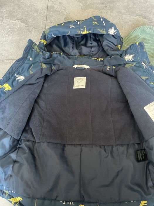 Orginalna kurtka zimowa chlopieca rozm 134-140 plus czapka