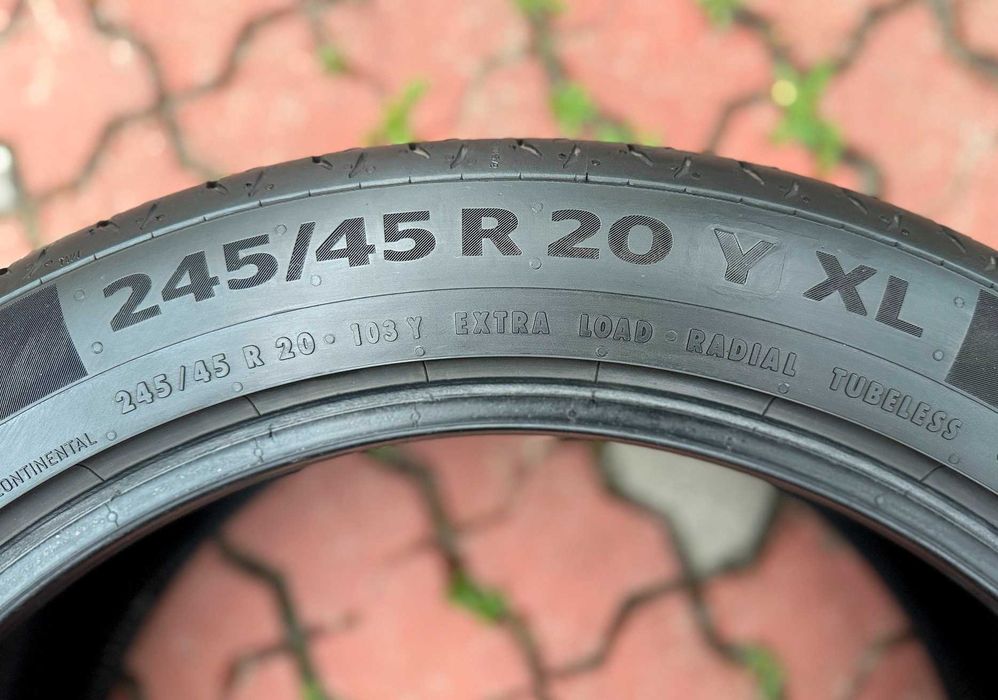 Літні Continental MaxContact 245-45-R20 103Y -7мм.