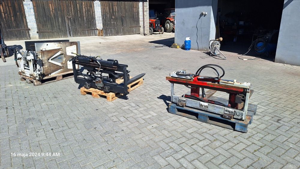 Pozycjonery KAUP chwytak ścisk CASCADE paletyzer wózek widłowy