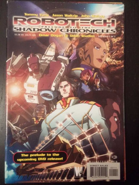ROBOTECH Prelude to the Sh 1-5; komplet; WildStorm