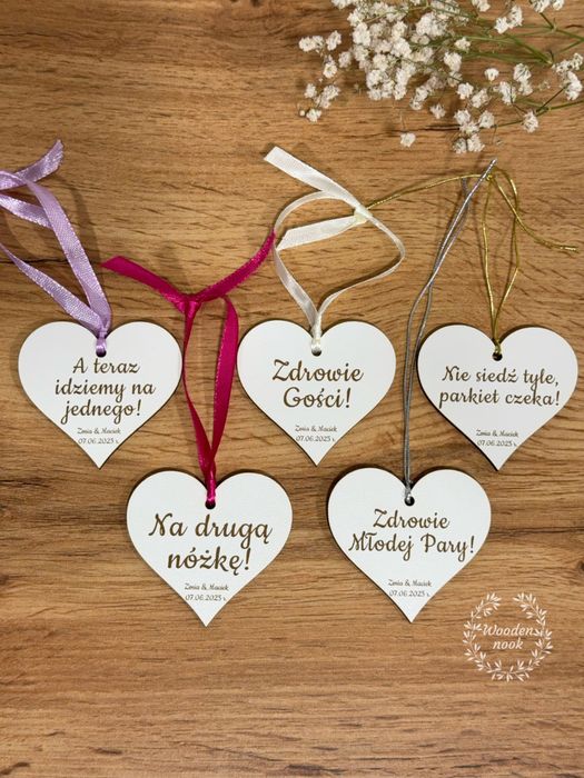 Zawieszki na alkohol na butelki