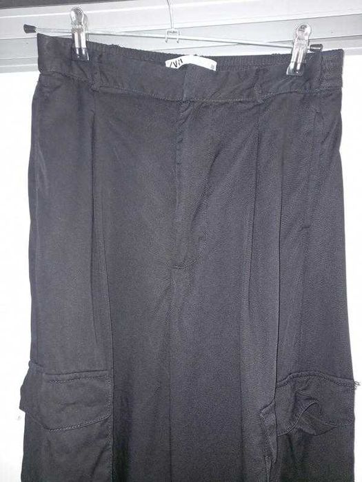 Широкие брюки карго штаны zara