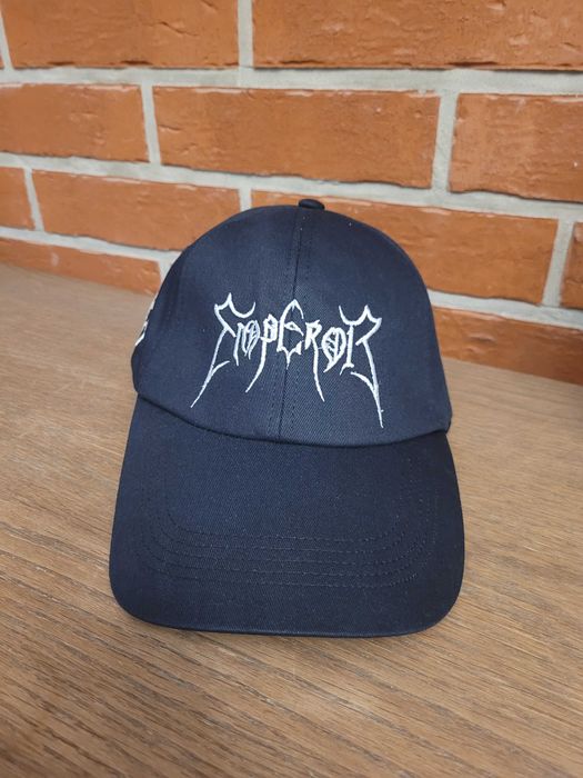 Czarna czapka z daszkiem Emperor