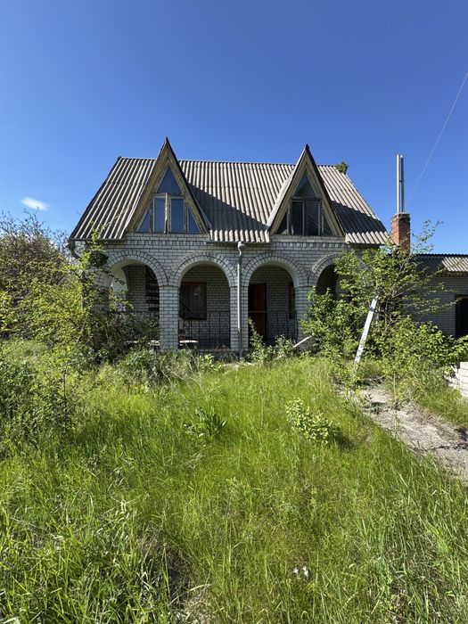 Продам капитальный дом 108м2 участок 21 сотка с бассейном и своим озером ст Ранет Обуховка рядом заповедник Орель Днепр Кировское