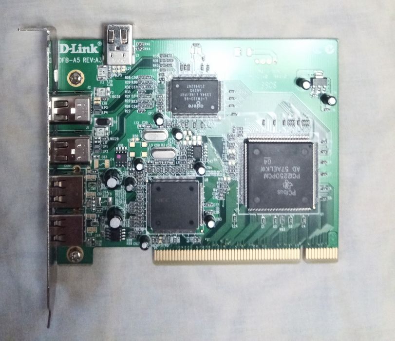 Плата Fire Ware IEEE 1394 mini DV 4 и 6 pin вход/выход