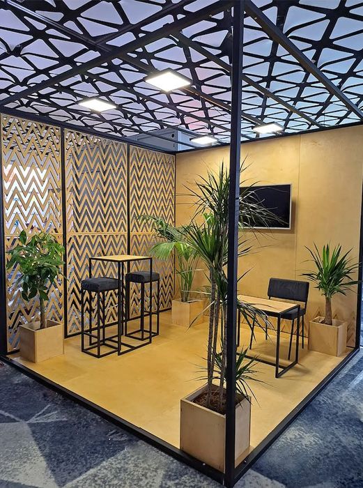 Stoisko wystawiennicze 3x5 m modułowe (opcja 3x3 m)