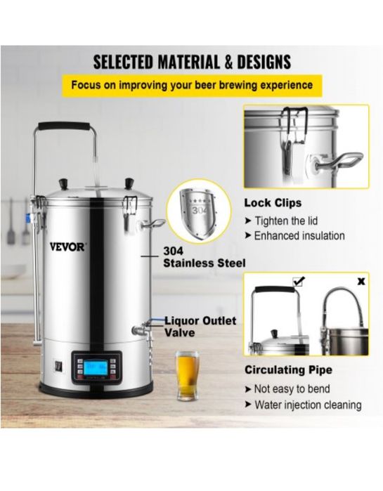 Міні пивоварня на 30 л – автоматична домашня пивоварня, обладнання