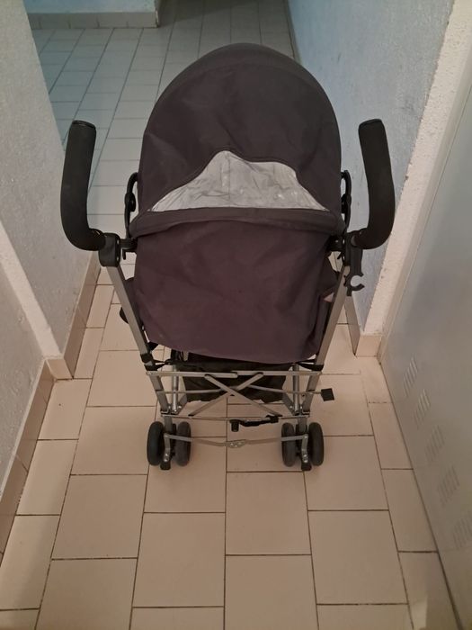 Carrinho de bebe Rosa rebatível 2 posições Asalvo