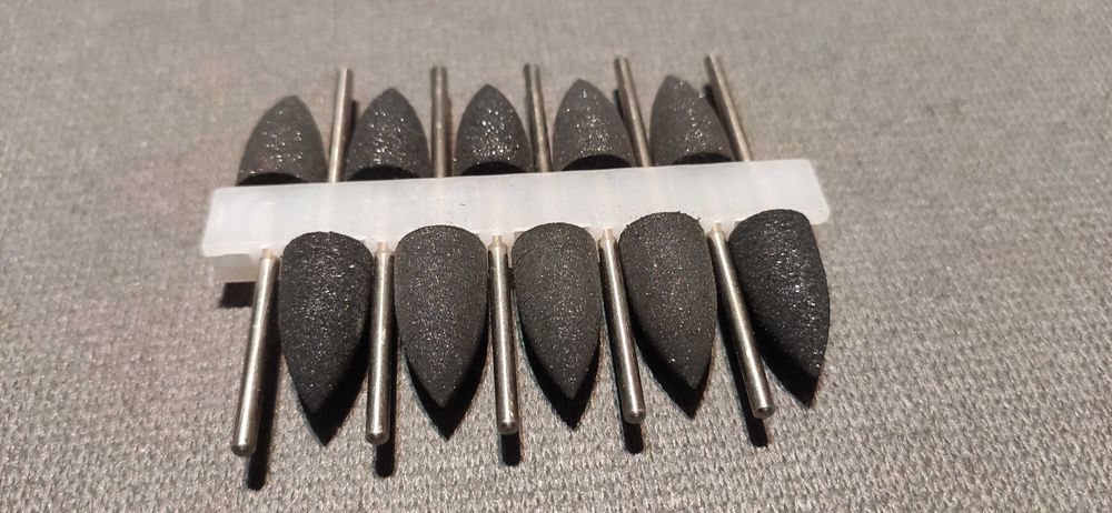 Brocas polidores de borracha para polir metal, acrilico NOVOS