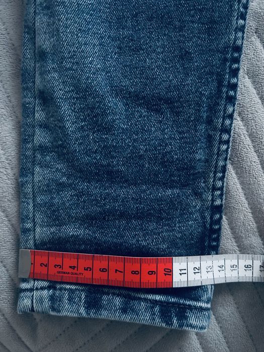 Dsquared spodnie jeansowe grubsze granat