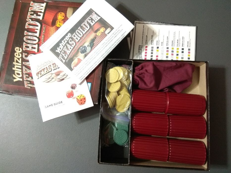 настольная игра Yahtzee Texas Holdem, покер на кубиках
