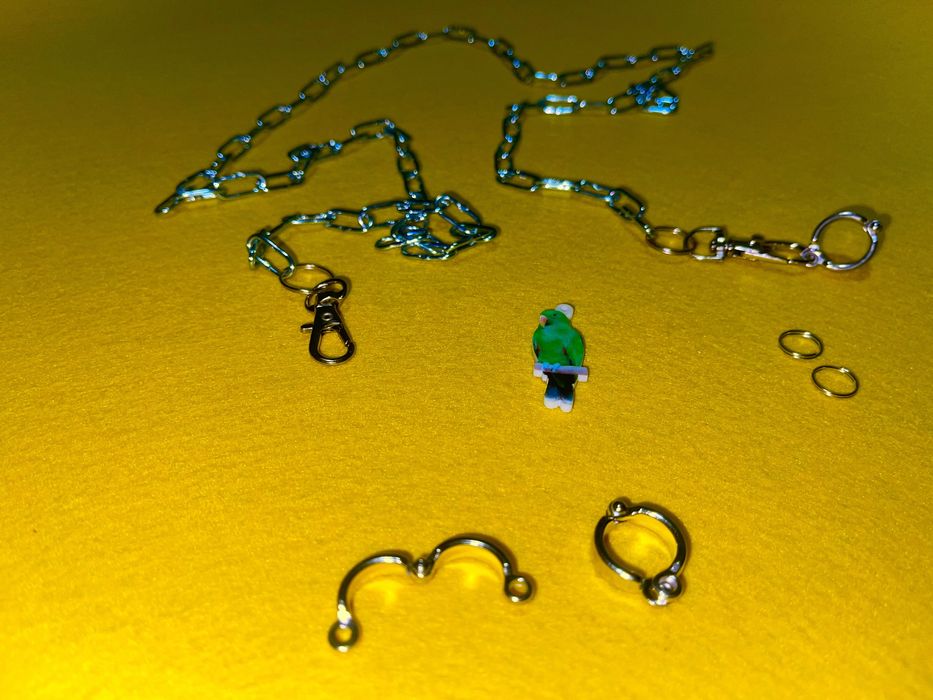 correntes para aves domesticadas  prqueno médio e grande porte.